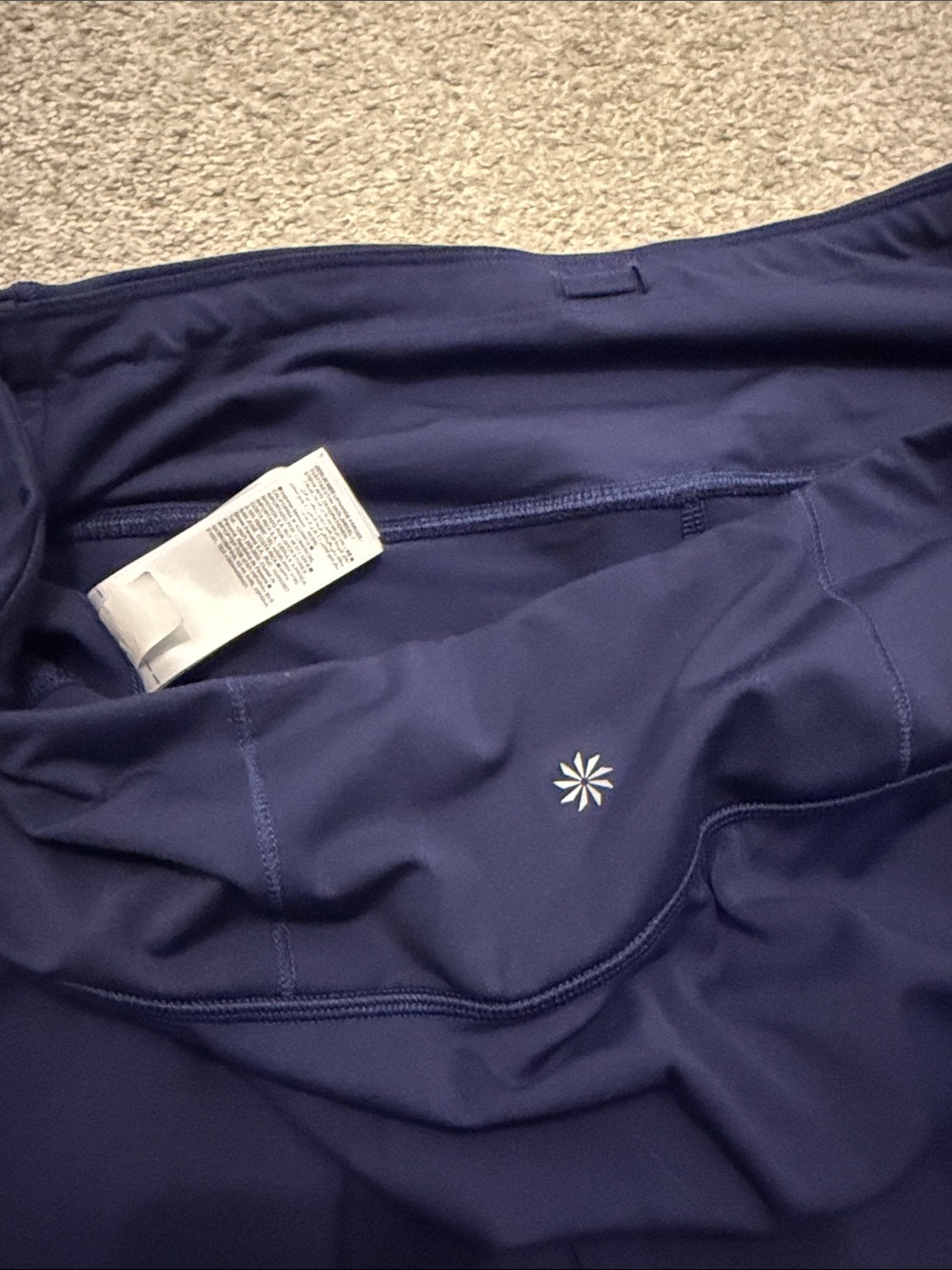 Athleta Fairway Navy Blue 16 inch Golf Skort - Picture 8 of 9